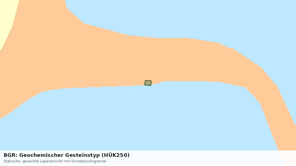 Statische Kartenansicht: BGR: Geochemischer Gesteinstyp (HÜK250)