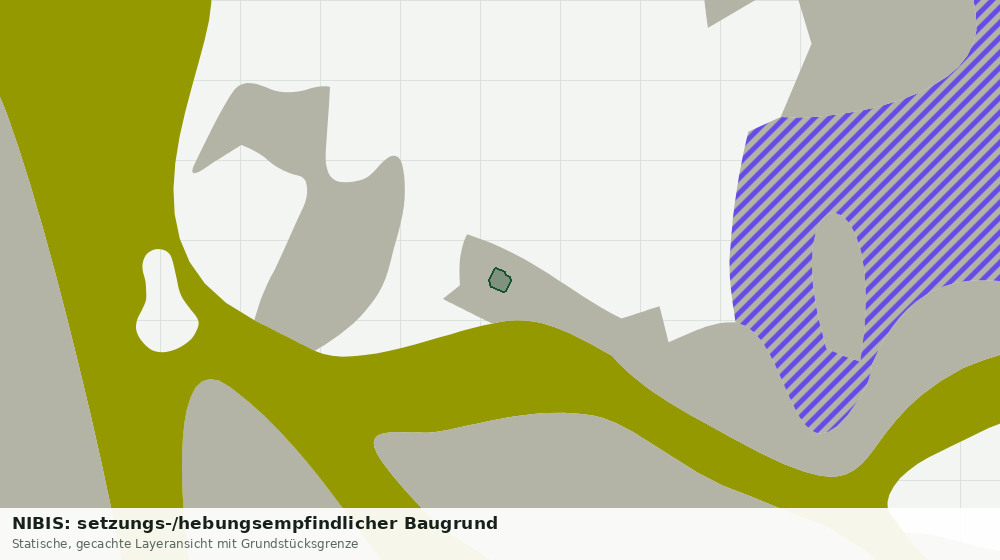 Statische Kartenansicht: NIBIS: setzungs-/hebungsempfindlicher Baugrund