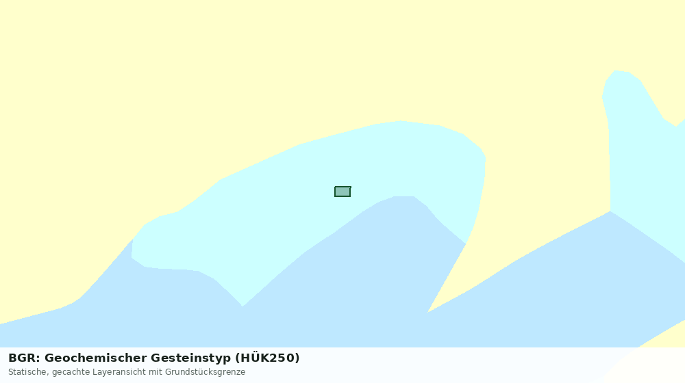 Statische Kartenansicht: BGR: Geochemischer Gesteinstyp (HÜK250)