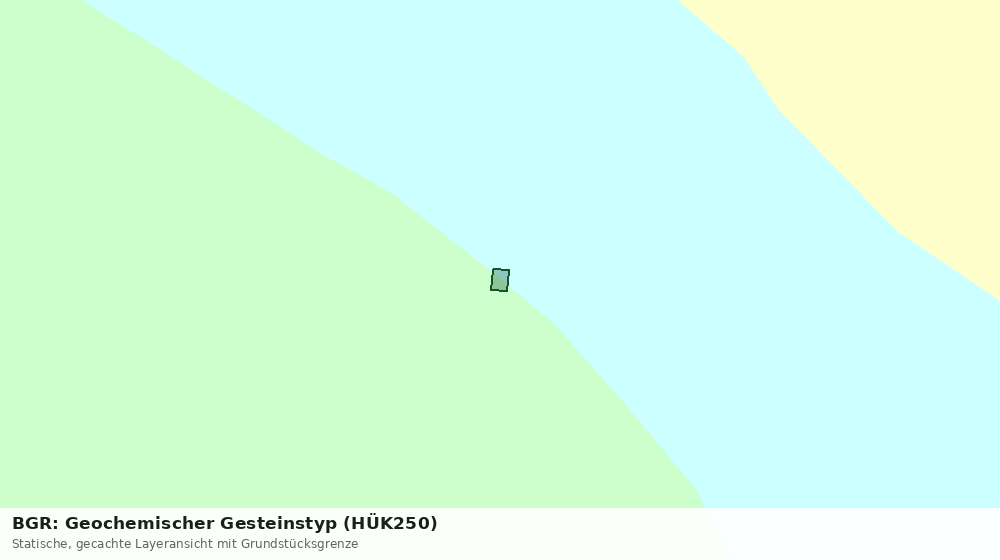 Statische Kartenansicht: BGR: Geochemischer Gesteinstyp (HÜK250)