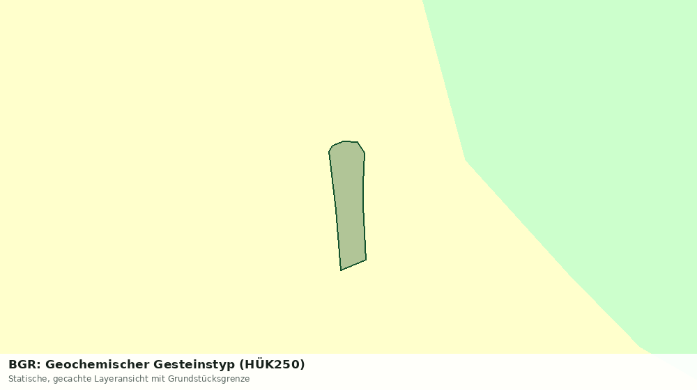 Statische Kartenansicht: BGR: Geochemischer Gesteinstyp (HÜK250)