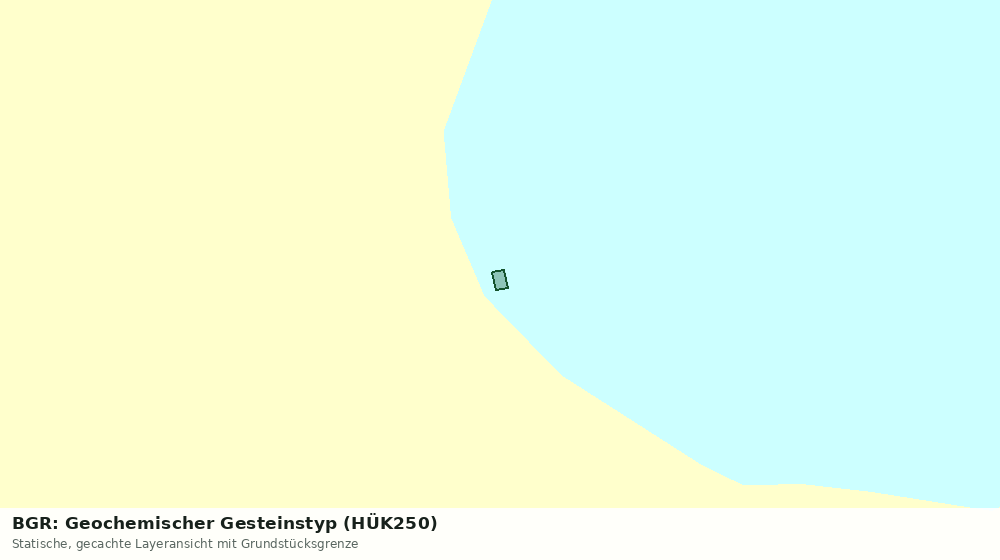 Statische Kartenansicht: BGR: Geochemischer Gesteinstyp (HÜK250)