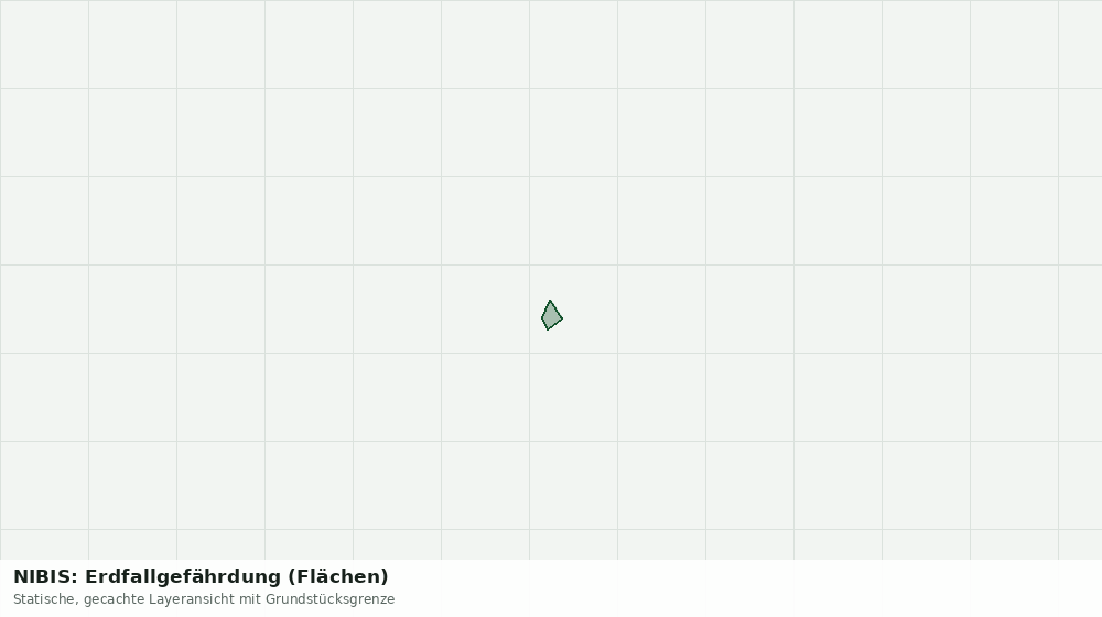 Statische Kartenansicht: NIBIS: Erdfallgefährdung (Flächen)