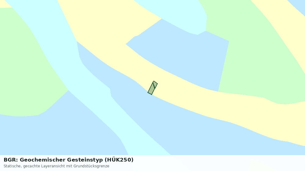 Statische Kartenansicht: BGR: Geochemischer Gesteinstyp (HÜK250)