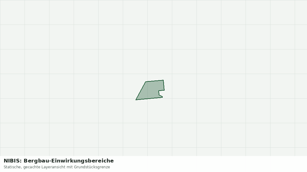 Statische Kartenansicht: NIBIS: Bergbau-Einwirkungsbereiche