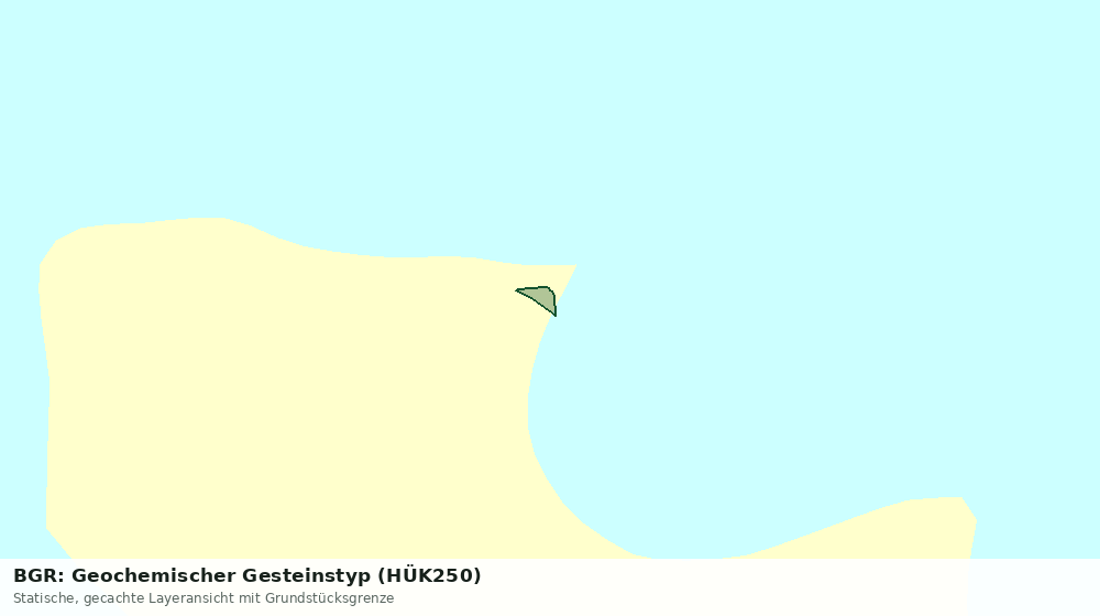 Statische Kartenansicht: BGR: Geochemischer Gesteinstyp (HÜK250)