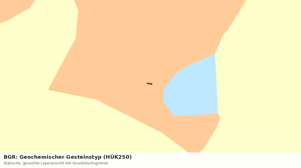 Statische Kartenansicht: BGR: Geochemischer Gesteinstyp (HÜK250)