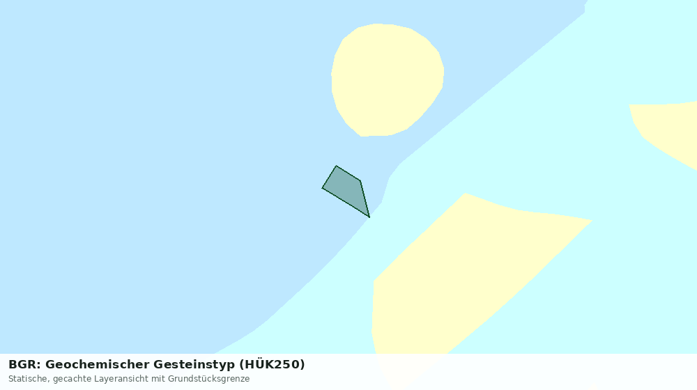 Statische Kartenansicht: BGR: Geochemischer Gesteinstyp (HÜK250)