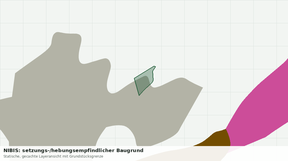 Statische Kartenansicht: NIBIS: setzungs-/hebungsempfindlicher Baugrund