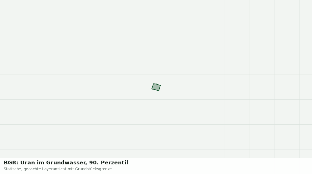 Statische Kartenansicht: BGR: Uran im Grundwasser, 90. Perzentil