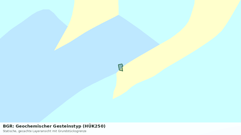 Statische Kartenansicht: BGR: Geochemischer Gesteinstyp (HÜK250)