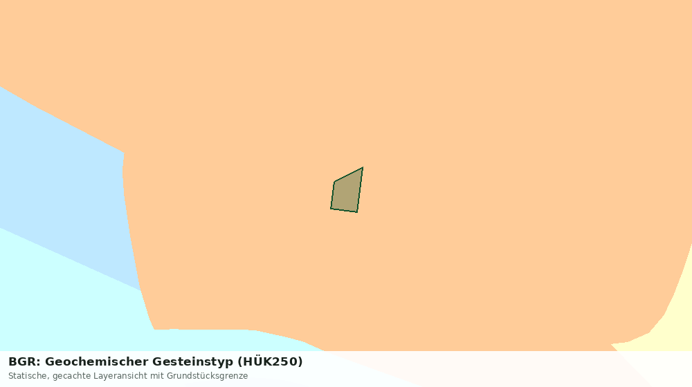 Statische Kartenansicht: BGR: Geochemischer Gesteinstyp (HÜK250)