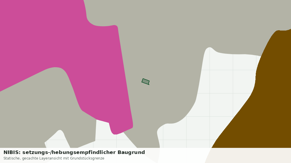 Statische Kartenansicht: NIBIS: setzungs-/hebungsempfindlicher Baugrund