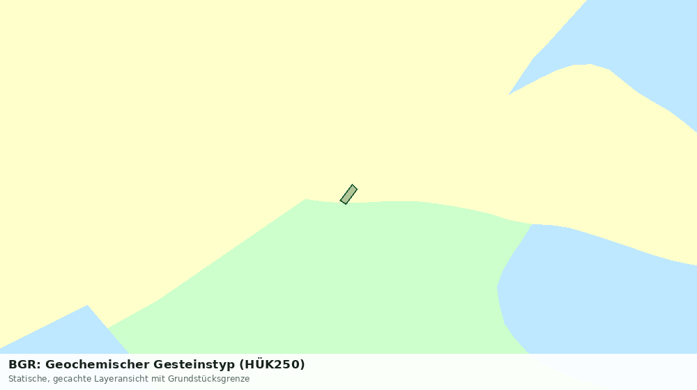 Statische Kartenansicht: BGR: Geochemischer Gesteinstyp (HÜK250)