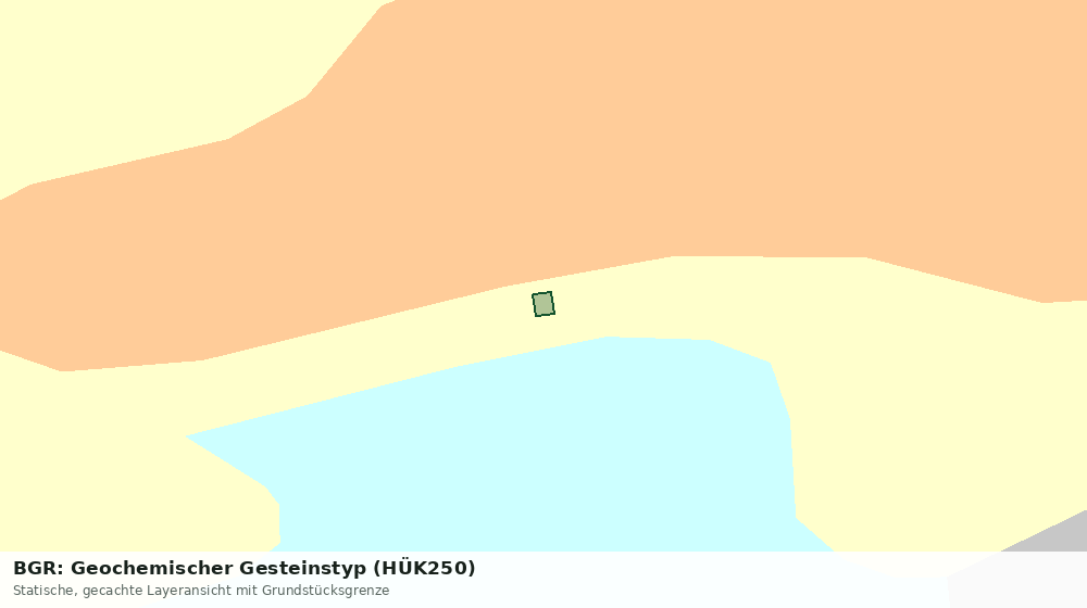 Statische Kartenansicht: BGR: Geochemischer Gesteinstyp (HÜK250)