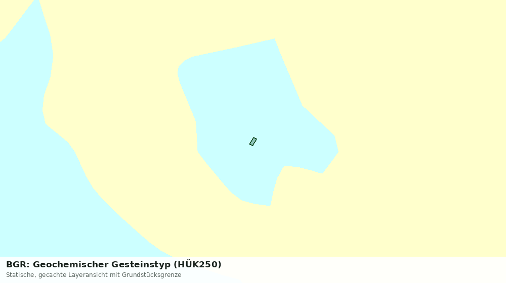 Statische Kartenansicht: BGR: Geochemischer Gesteinstyp (HÜK250)