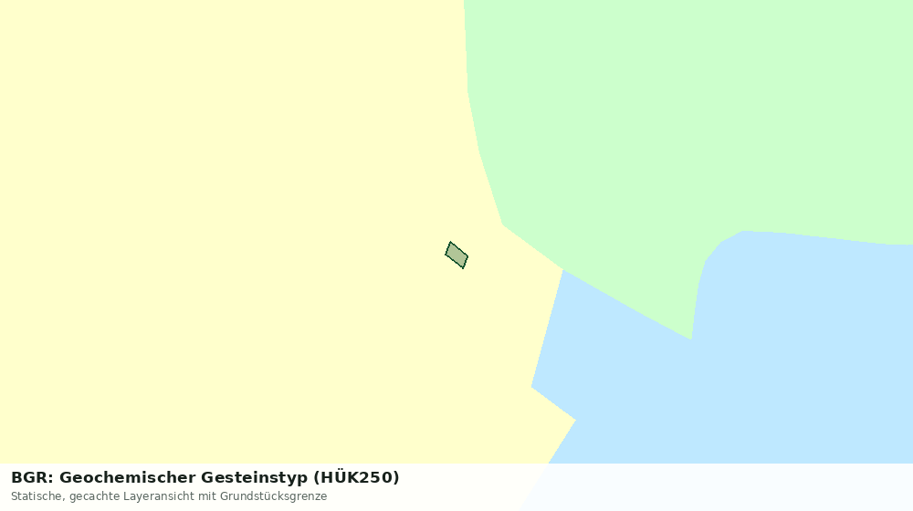 Statische Kartenansicht: BGR: Geochemischer Gesteinstyp (HÜK250)