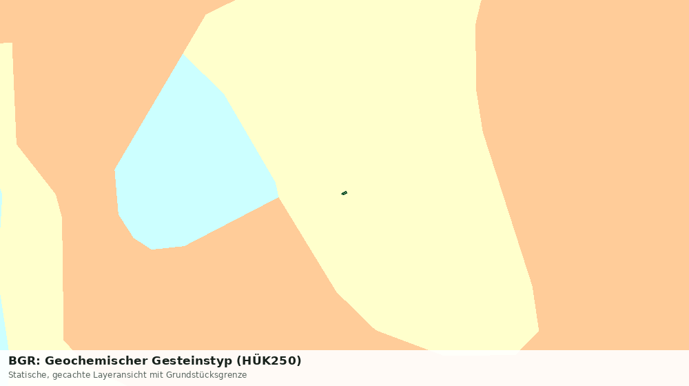 Statische Kartenansicht: BGR: Geochemischer Gesteinstyp (HÜK250)