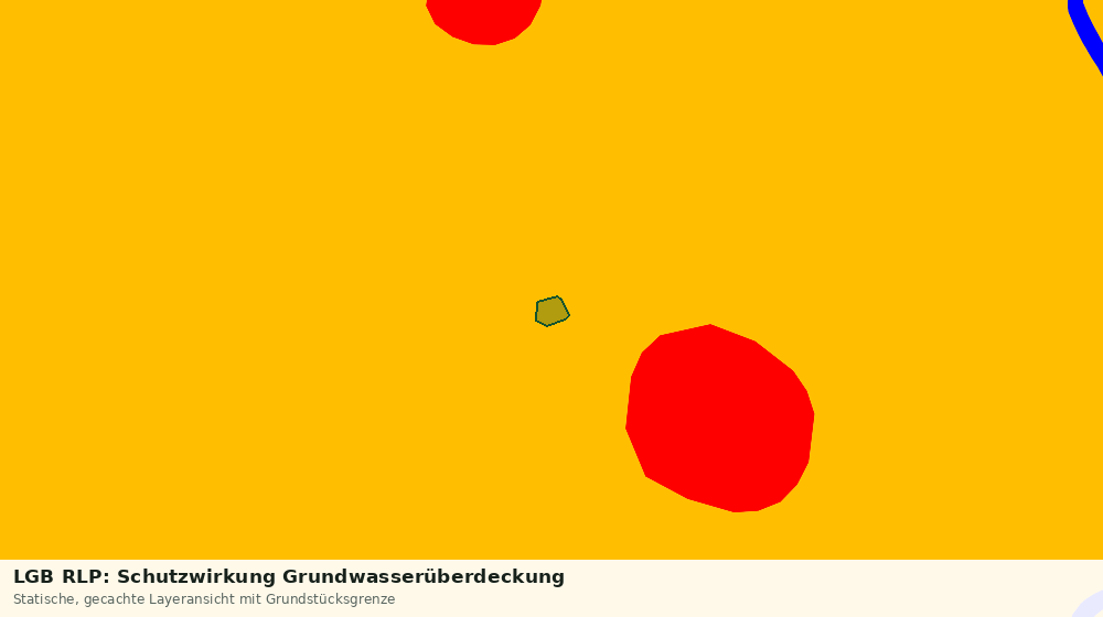 Statische Kartenansicht: LGB RLP: Schutzwirkung Grundwasserüberdeckung