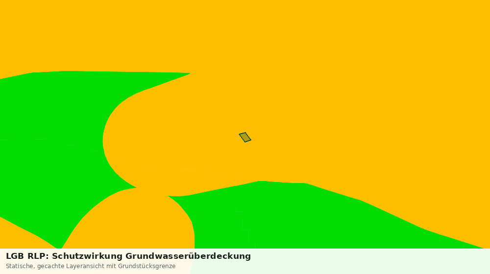 Statische Kartenansicht: LGB RLP: Schutzwirkung Grundwasserüberdeckung