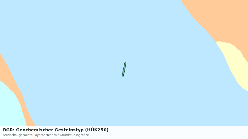 Statische Kartenansicht: BGR: Geochemischer Gesteinstyp (HÜK250)