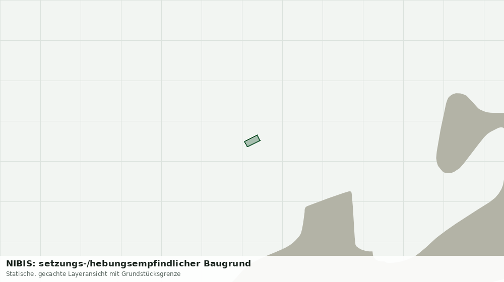 Statische Kartenansicht: NIBIS: setzungs-/hebungsempfindlicher Baugrund