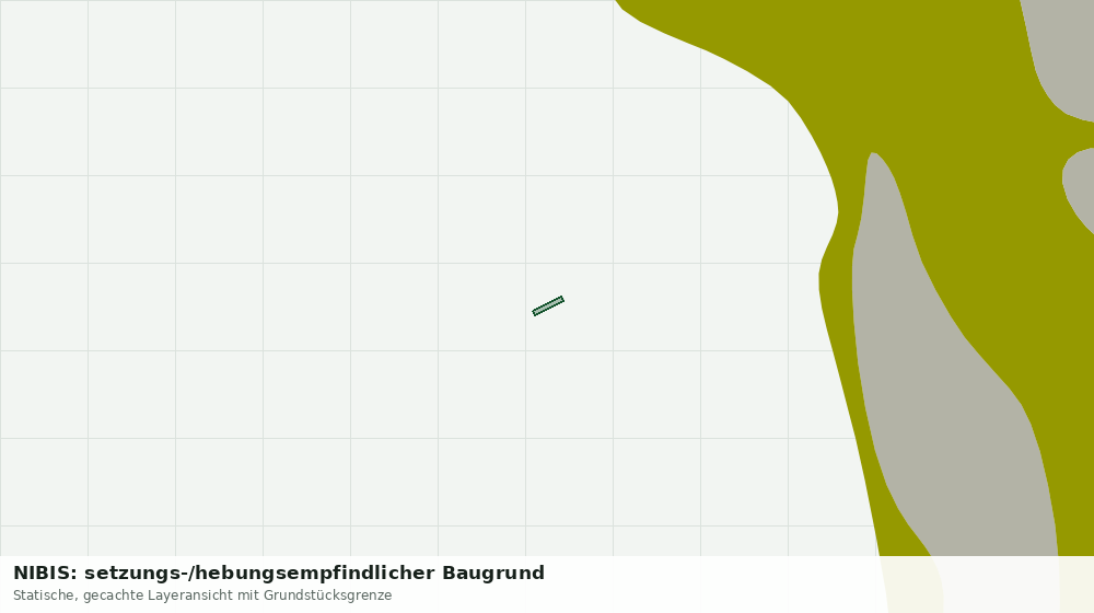 Statische Kartenansicht: NIBIS: setzungs-/hebungsempfindlicher Baugrund