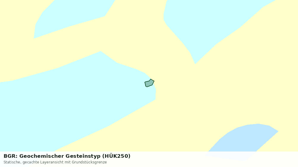 Statische Kartenansicht: BGR: Geochemischer Gesteinstyp (HÜK250)