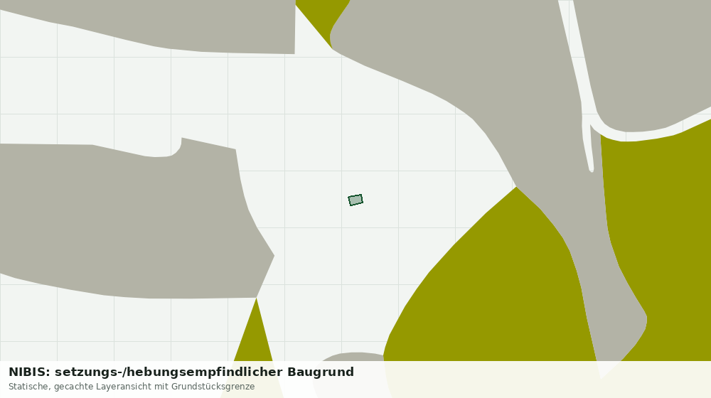 Statische Kartenansicht: NIBIS: setzungs-/hebungsempfindlicher Baugrund