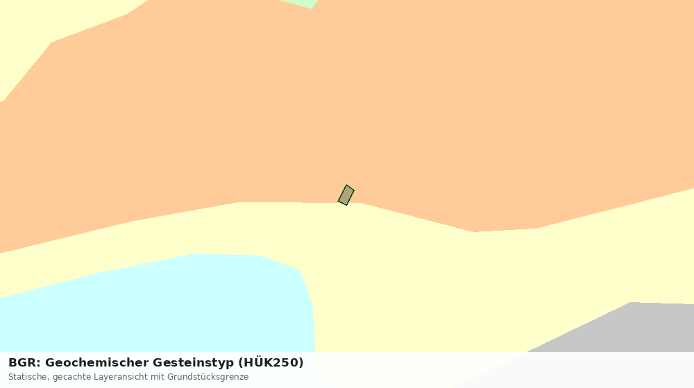 Statische Kartenansicht: BGR: Geochemischer Gesteinstyp (HÜK250)