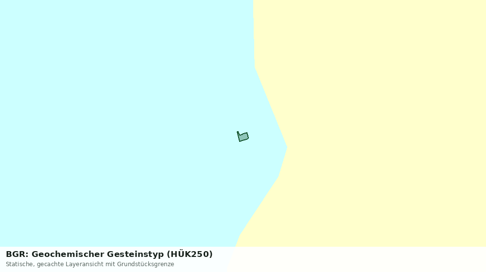 Statische Kartenansicht: BGR: Geochemischer Gesteinstyp (HÜK250)