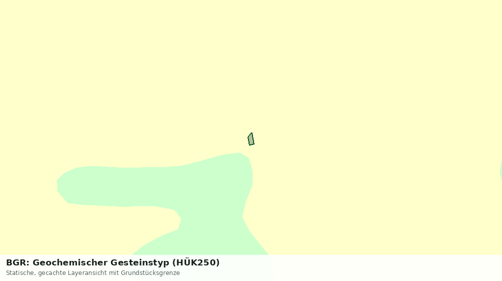 Statische Kartenansicht: BGR: Geochemischer Gesteinstyp (HÜK250)