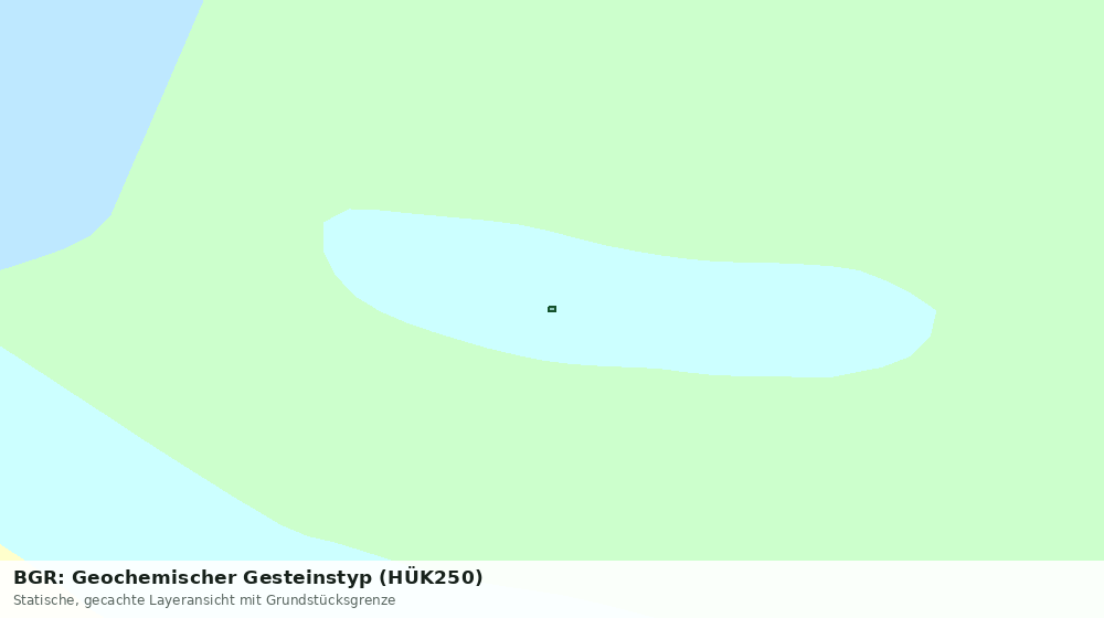 Statische Kartenansicht: BGR: Geochemischer Gesteinstyp (HÜK250)