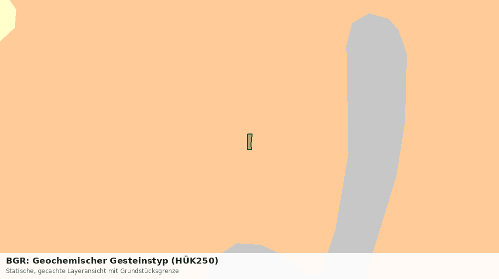 Statische Kartenansicht: BGR: Geochemischer Gesteinstyp (HÜK250)