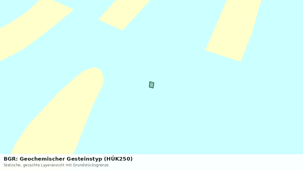 Statische Kartenansicht: BGR: Geochemischer Gesteinstyp (HÜK250)