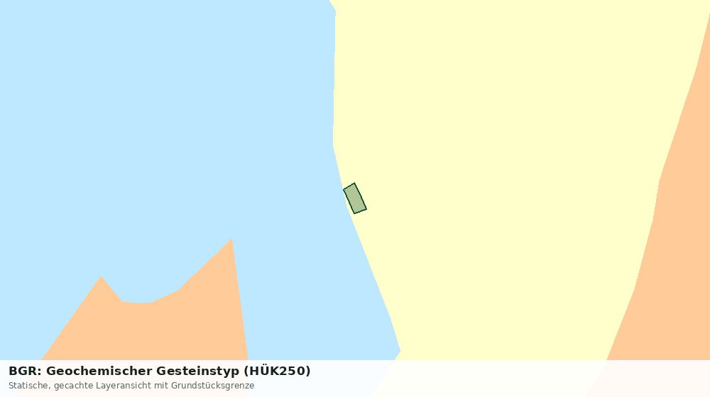 Statische Kartenansicht: BGR: Geochemischer Gesteinstyp (HÜK250)