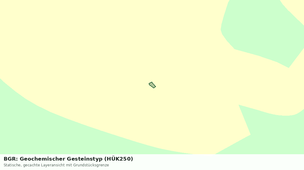 Statische Kartenansicht: BGR: Geochemischer Gesteinstyp (HÜK250)
