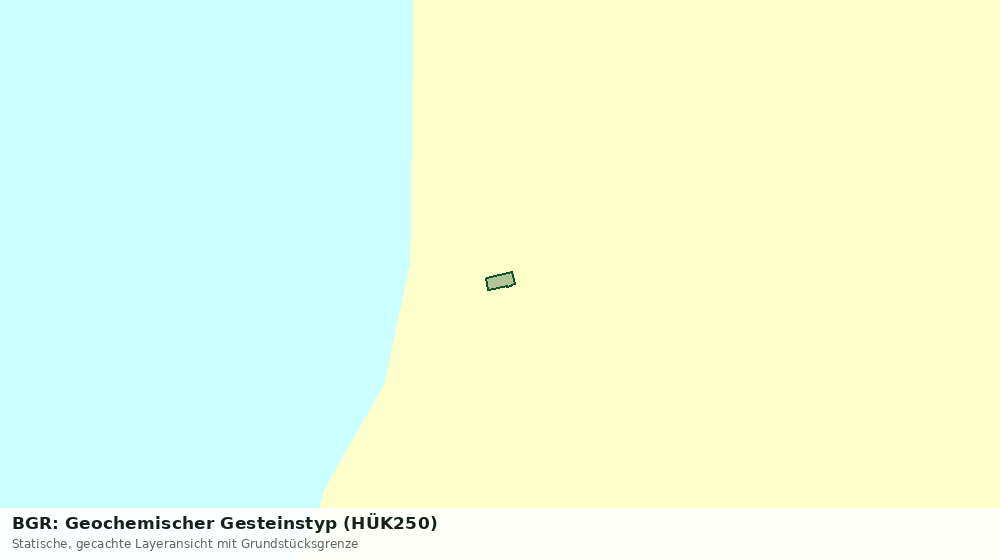 Statische Kartenansicht: BGR: Geochemischer Gesteinstyp (HÜK250)