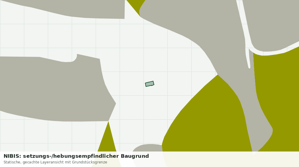 Statische Kartenansicht: NIBIS: setzungs-/hebungsempfindlicher Baugrund