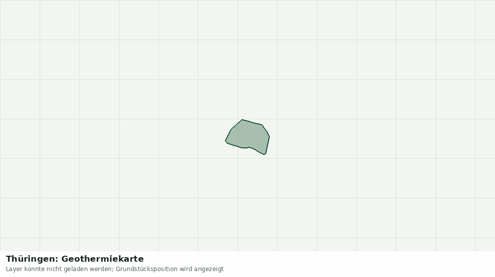 Statische Kartenansicht: Thüringen: Geothermiekarte