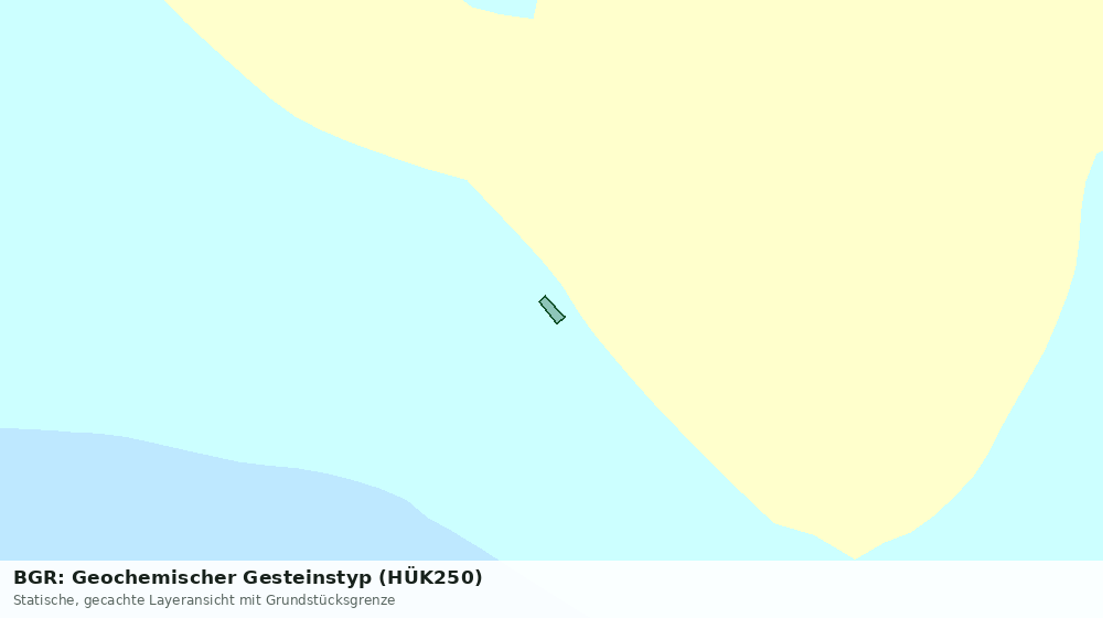Statische Kartenansicht: BGR: Geochemischer Gesteinstyp (HÜK250)