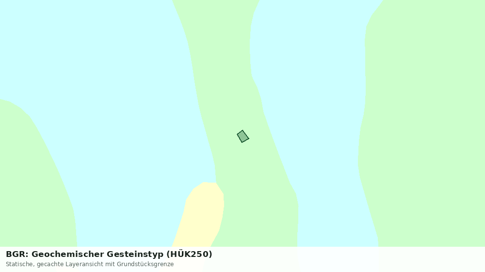 Statische Kartenansicht: BGR: Geochemischer Gesteinstyp (HÜK250)