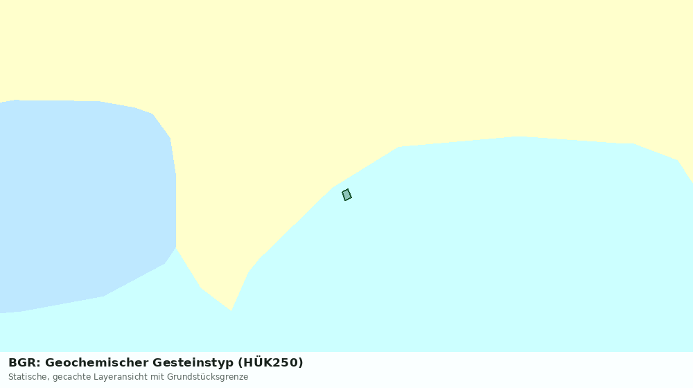 Statische Kartenansicht: BGR: Geochemischer Gesteinstyp (HÜK250)