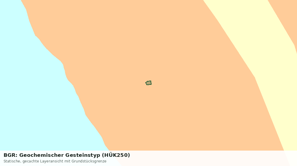 Statische Kartenansicht: BGR: Geochemischer Gesteinstyp (HÜK250)