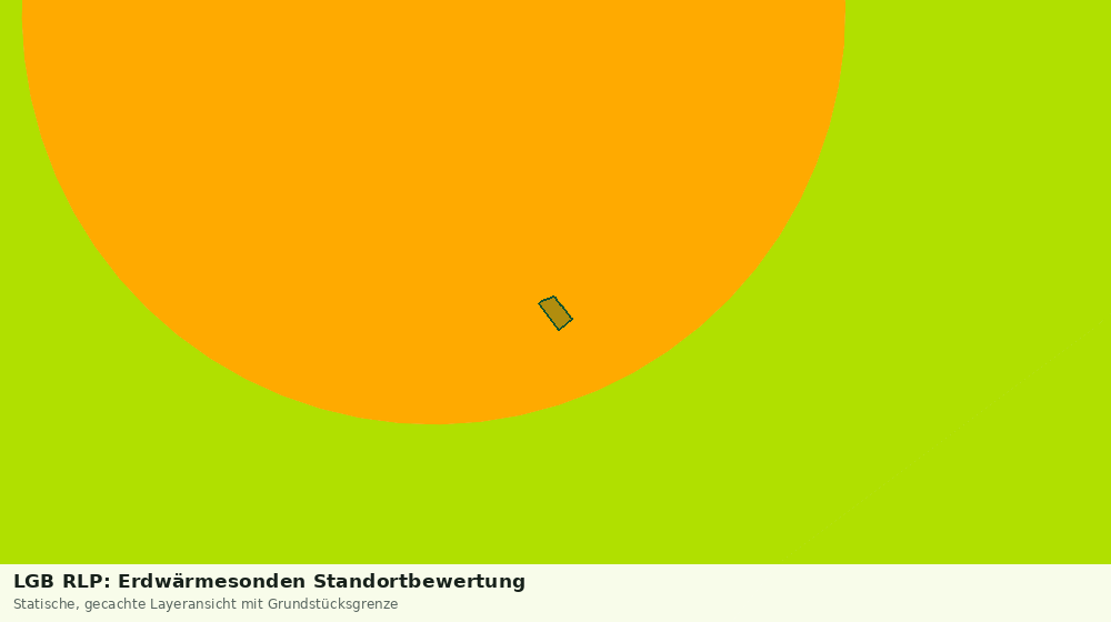 Statische Kartenansicht: LGB RLP: Erdwärmesonden Standortbewertung