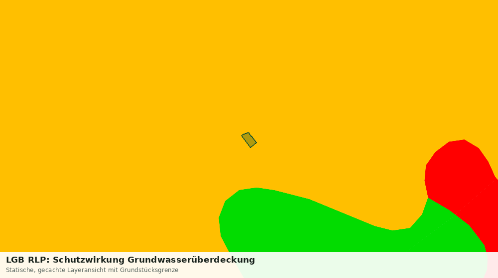 Statische Kartenansicht: LGB RLP: Schutzwirkung Grundwasserüberdeckung