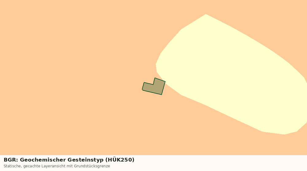 Statische Kartenansicht: BGR: Geochemischer Gesteinstyp (HÜK250)