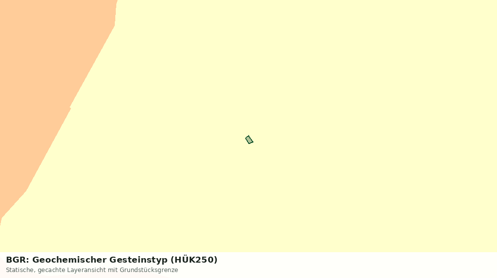 Statische Kartenansicht: BGR: Geochemischer Gesteinstyp (HÜK250)