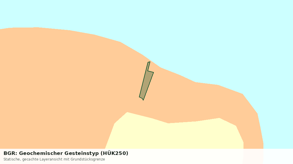 Statische Kartenansicht: BGR: Geochemischer Gesteinstyp (HÜK250)