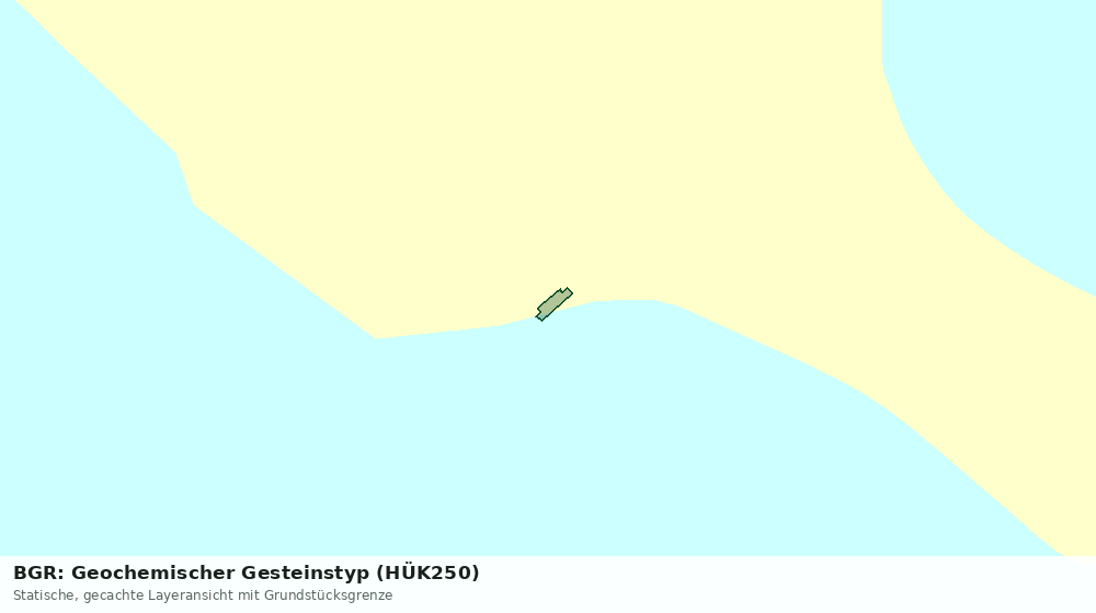 Statische Kartenansicht: BGR: Geochemischer Gesteinstyp (HÜK250)